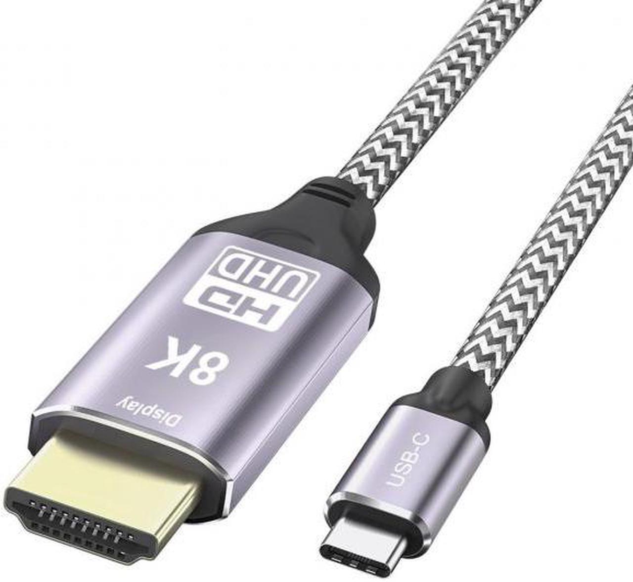 Main image of Jimier CY UC-139-1.8M USB4 USB-C Type-C Source to HDMI 2.0 Display 8K 60HZ UHD 4K HDMI Male Monitor Cable Connector 1.8m 6ft