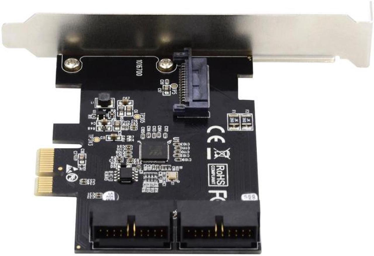 Main image of Chenyang 5Gbps 19Pin 20Pin USB 3.0 Front Panel Header to PCI-E 1X Express Card VL805 Adapter for Desktop Computer Motherboard