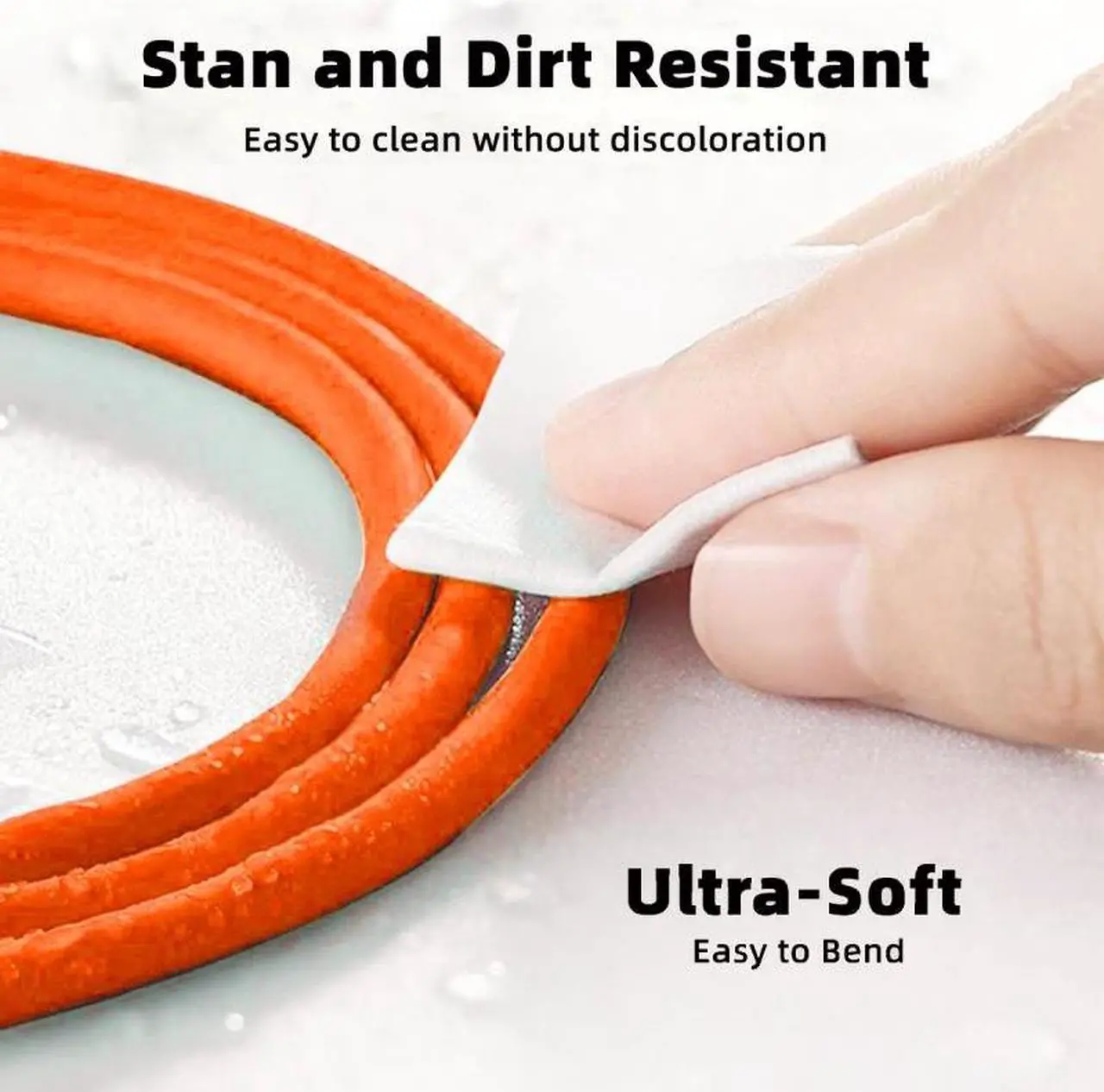 Alt view image 4 of 7 - Cablecc USB-C Type C to USB-C Liquid Silicone Ultra Soft 120W Power USB2.0 Data Cable Fast Charge for Laptop Tablet Phone