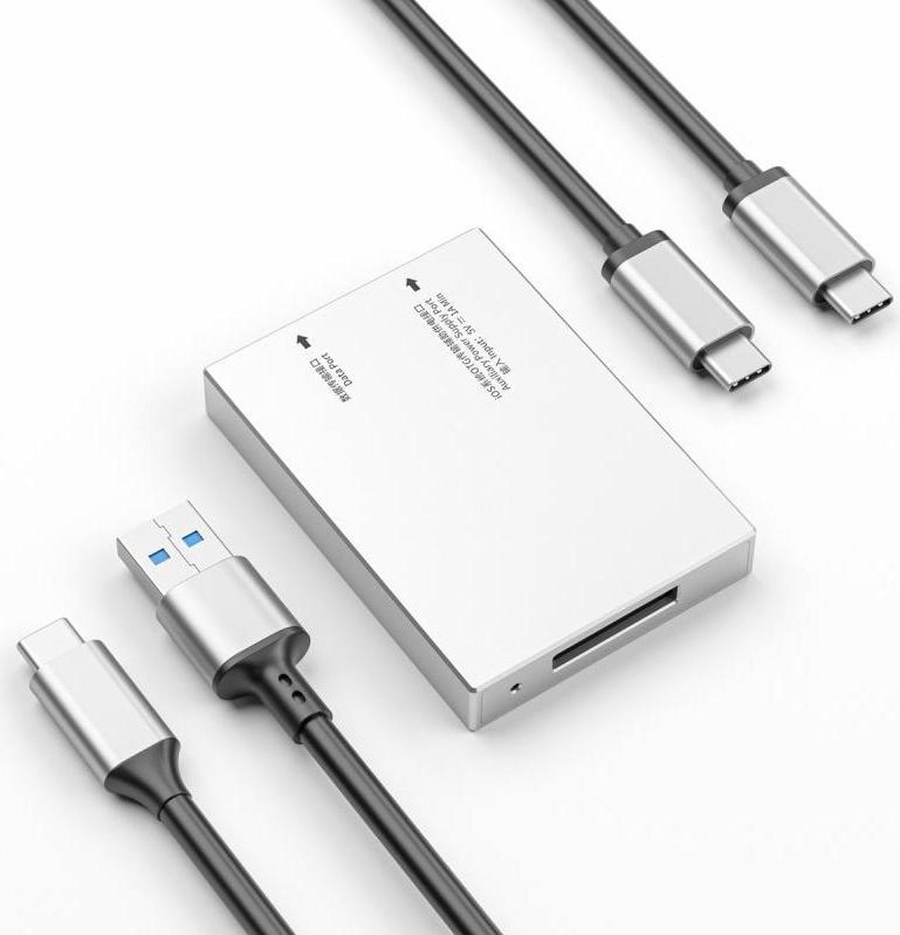 Alt view image 2 of 7 - Cablecc USB3.1 Type-C USB3.0-A to CF Express Extension Card Reader for CFE Type-A Support CFA Memory Card