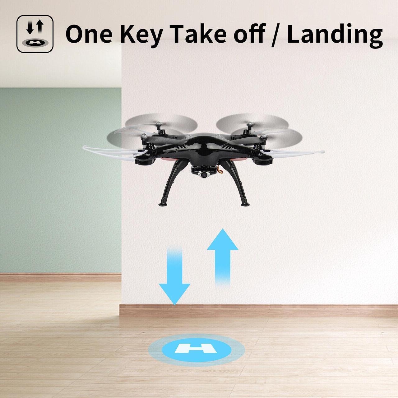 Alt view image 6 of 6 - X5SW RC Drone 4K HD Camera WIFI FPV Drone Camera RC Quadcopter with Battery