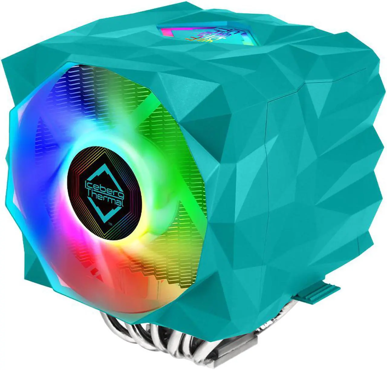 Main image of Iceberg Thermal IceSLEET X7 Dual Intel & AMD Cooler 7 Heat Pipe Nickel Plating ARGB Dual Tower LGA 1700 AM5 Compatible