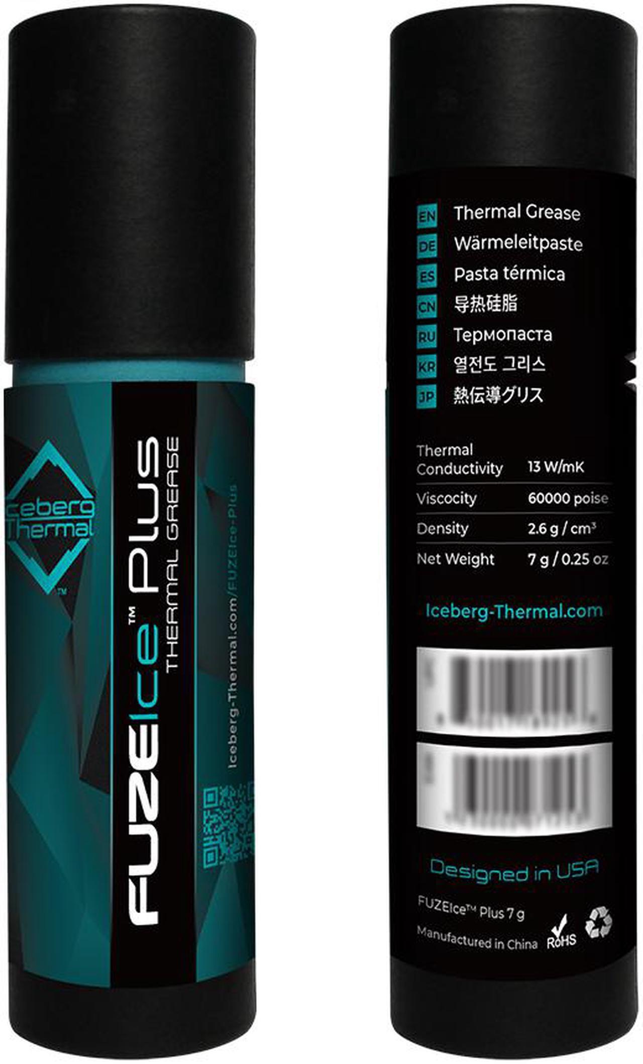 Alt view image 6 of 5 - Iceberg Thermal FUZEIce Plus Thermal Paste Heatsink Compound CPU GPU High Performance Grease (7g)