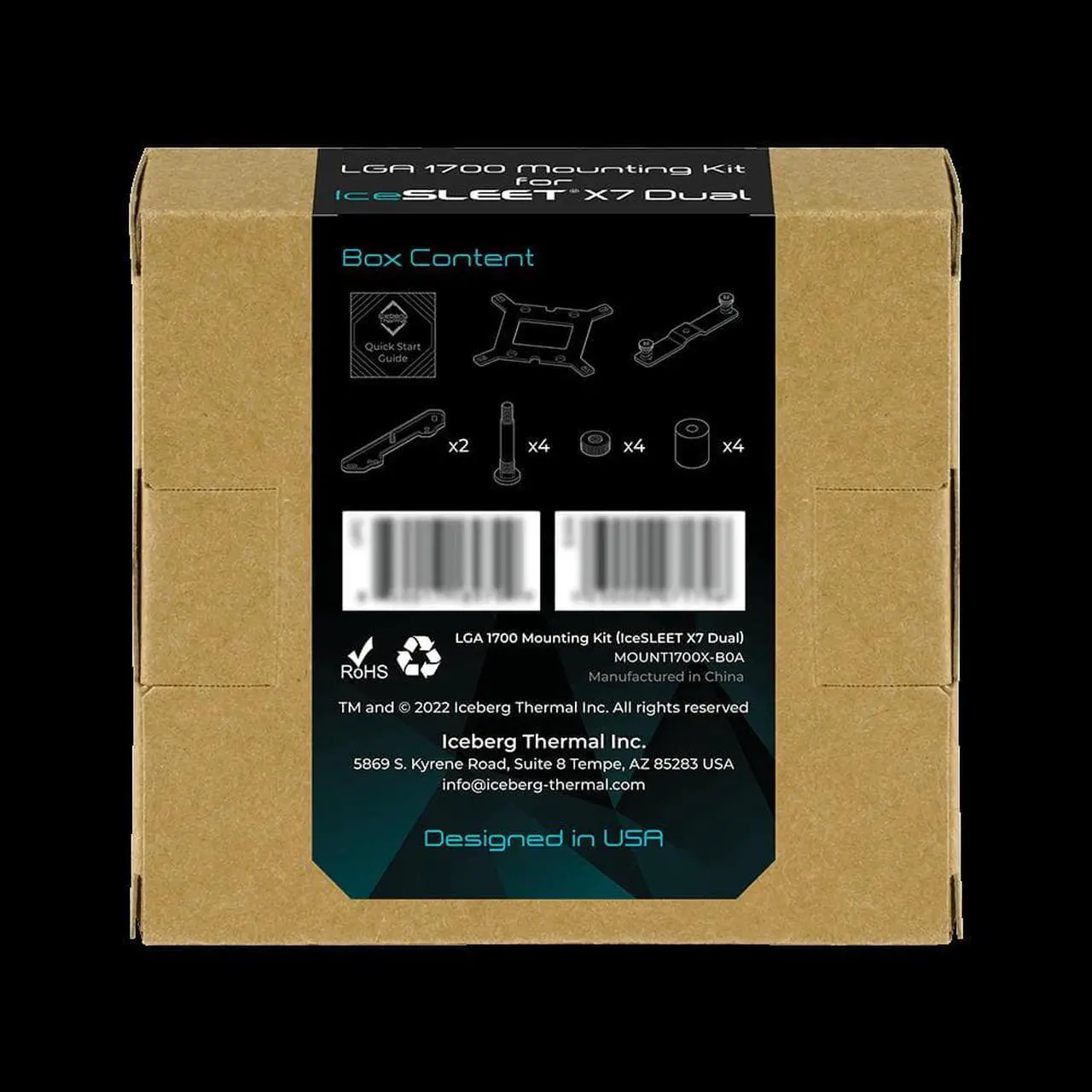 Alt view image 7 of 7 - Iceberg Thermal LGA 1700 Mounting Kit (X7)