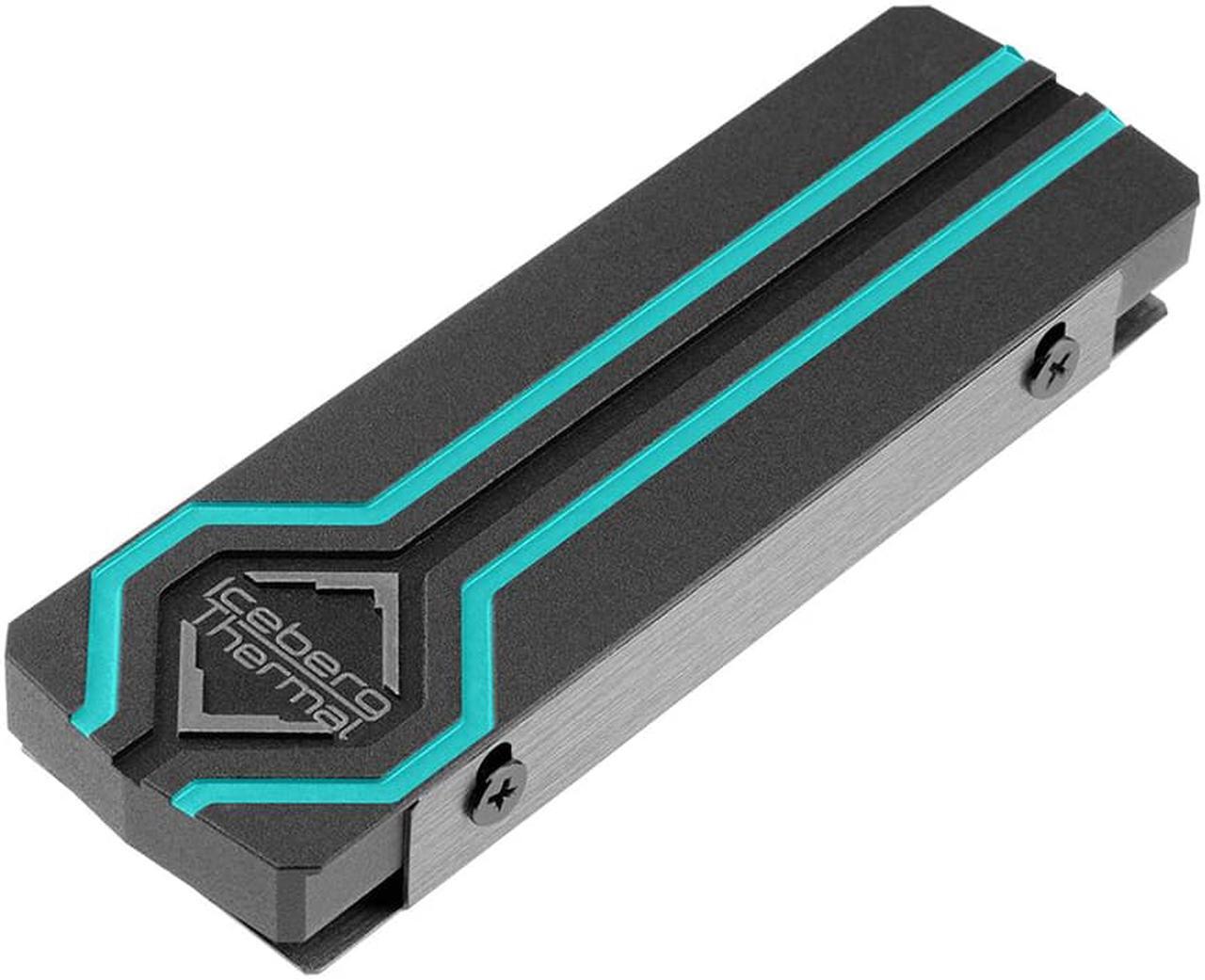 Main image of Iceberg Thermal IceFLOE M.2 2280 SSD Heatsink NVME Double-Sided PS5 Compatible