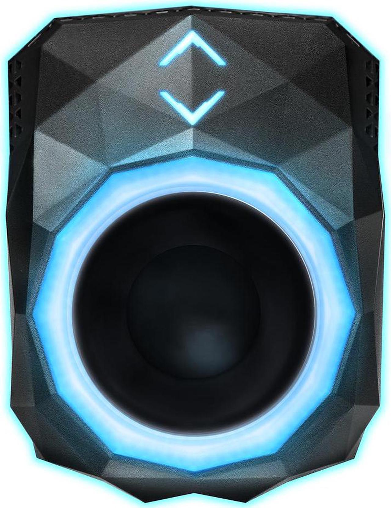 Alt view image 3 of 7 - Iceberg Thermal IceFLOE Aurora Gaming RGB Can Cooler Compact Thermoelectric LED Drink Cooler for 12 Oz Cans