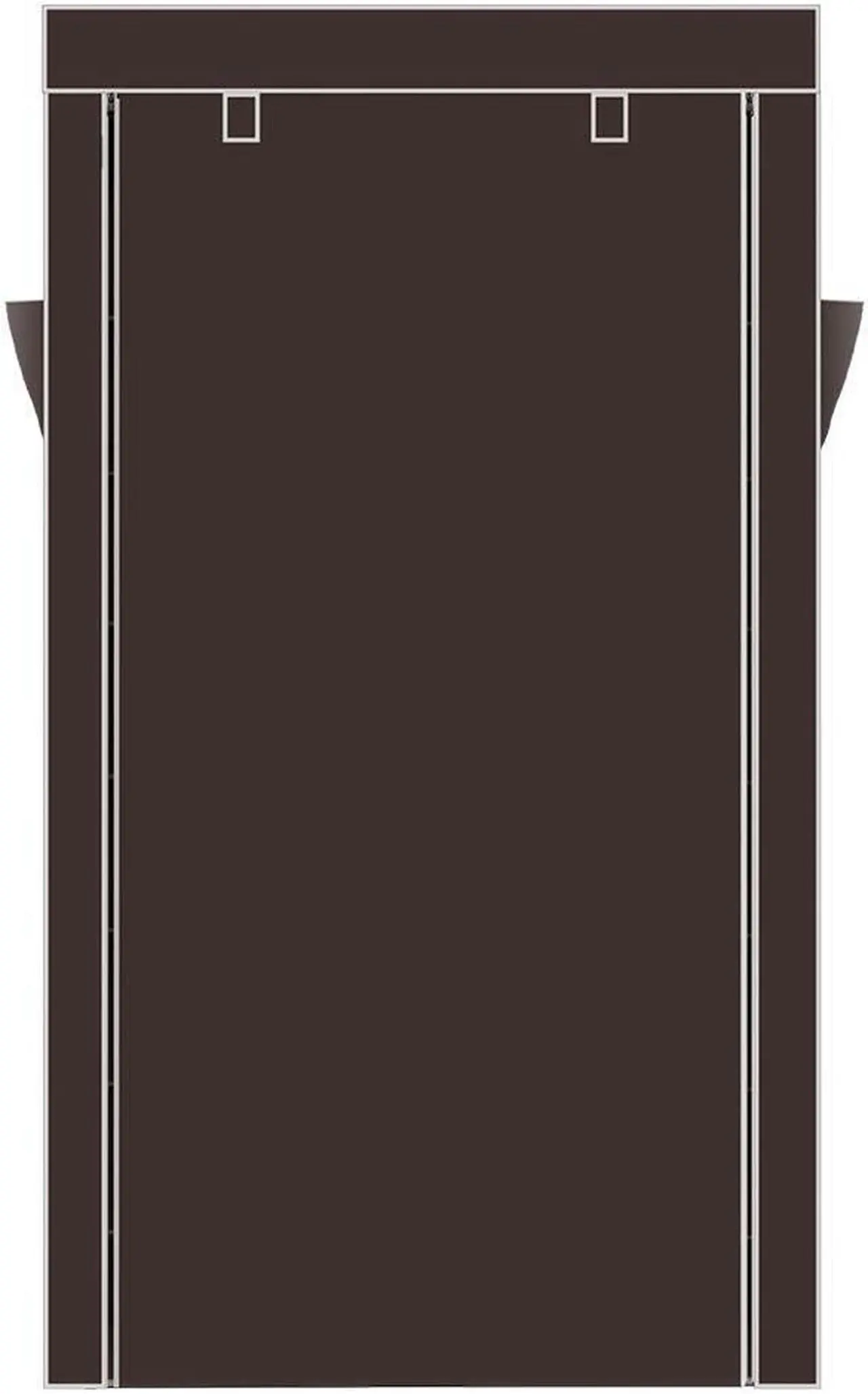 Alt view image 4 of 6 - Heavy Duty 10-Tier Shoe Rack Closet Storage Space Cabinet Organizer Holder Brown