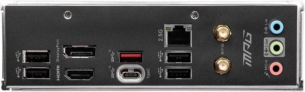 Alt view image 7 of 9 - MSI MPG B560I GAMING EDGE WIFI LGA 1200 Mini ITX Intel Motherboard