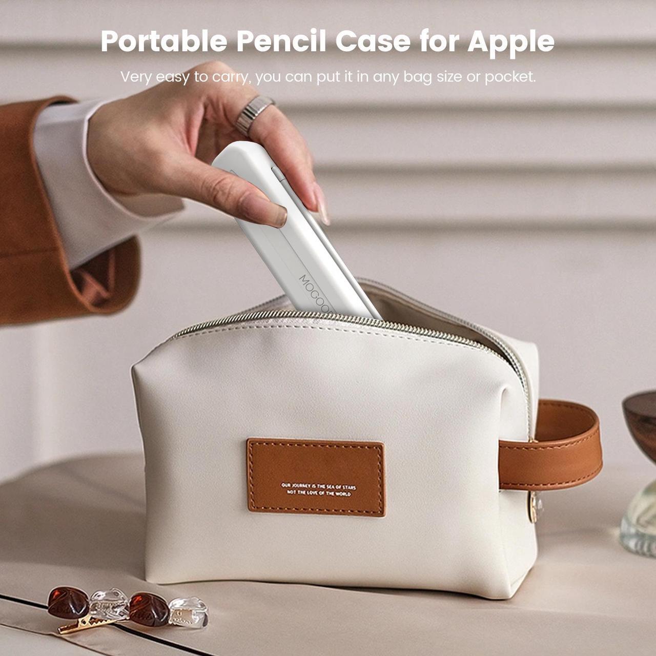 Alt view image 6 of 6 - Carrying Pencil Case Storage Box with Lid for Apple Pencil 2nd Gen and 1st Generation Pen Protective Carrying Case Lightweight Compact Holder Hard Storage Box for iPad Pencil Holder Accessories