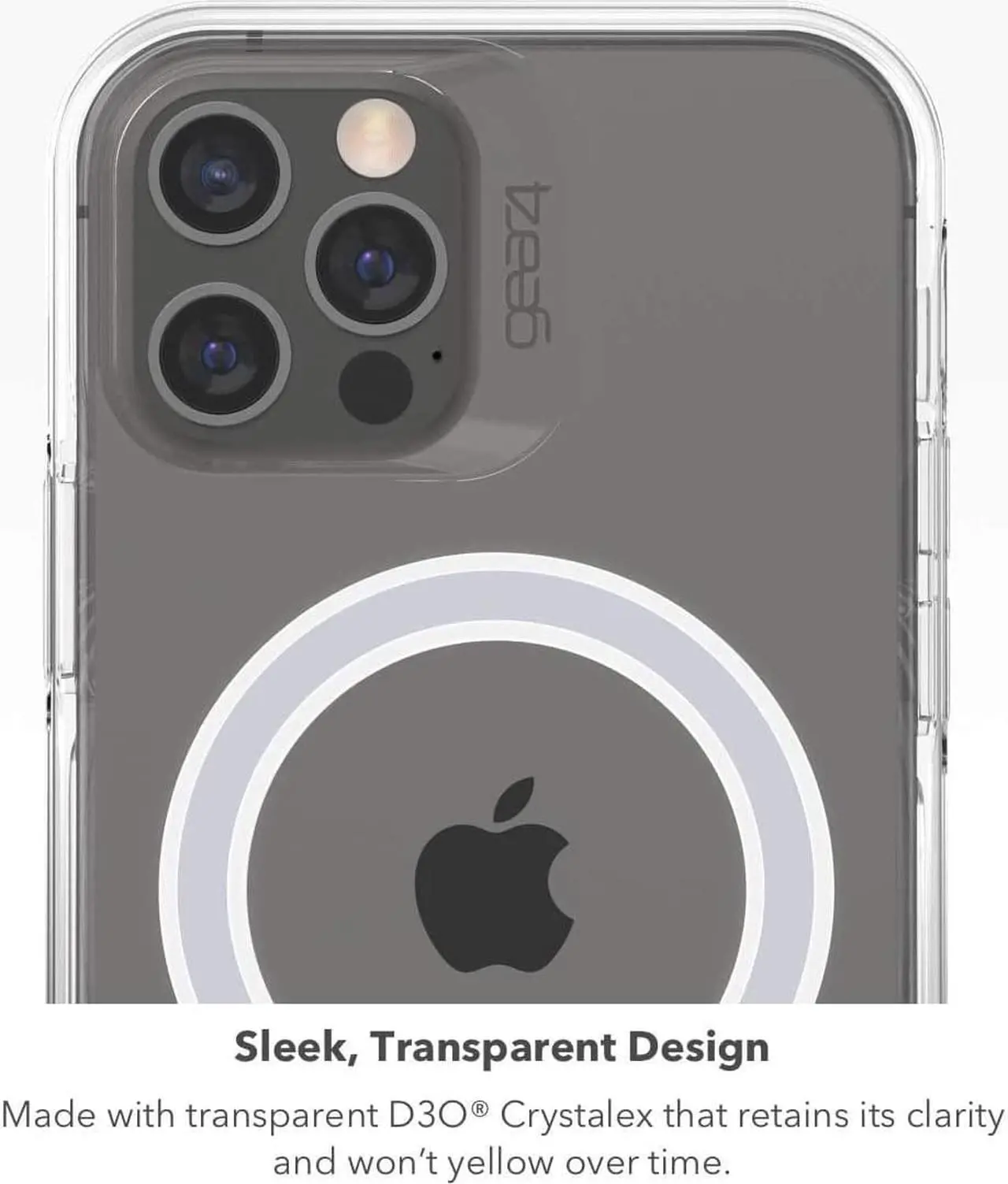 Main image of ZAGG Gear4 PICCADILLY Snap  Clear Case D3O Protection Material - for Apple iPhone 13 Pro Max