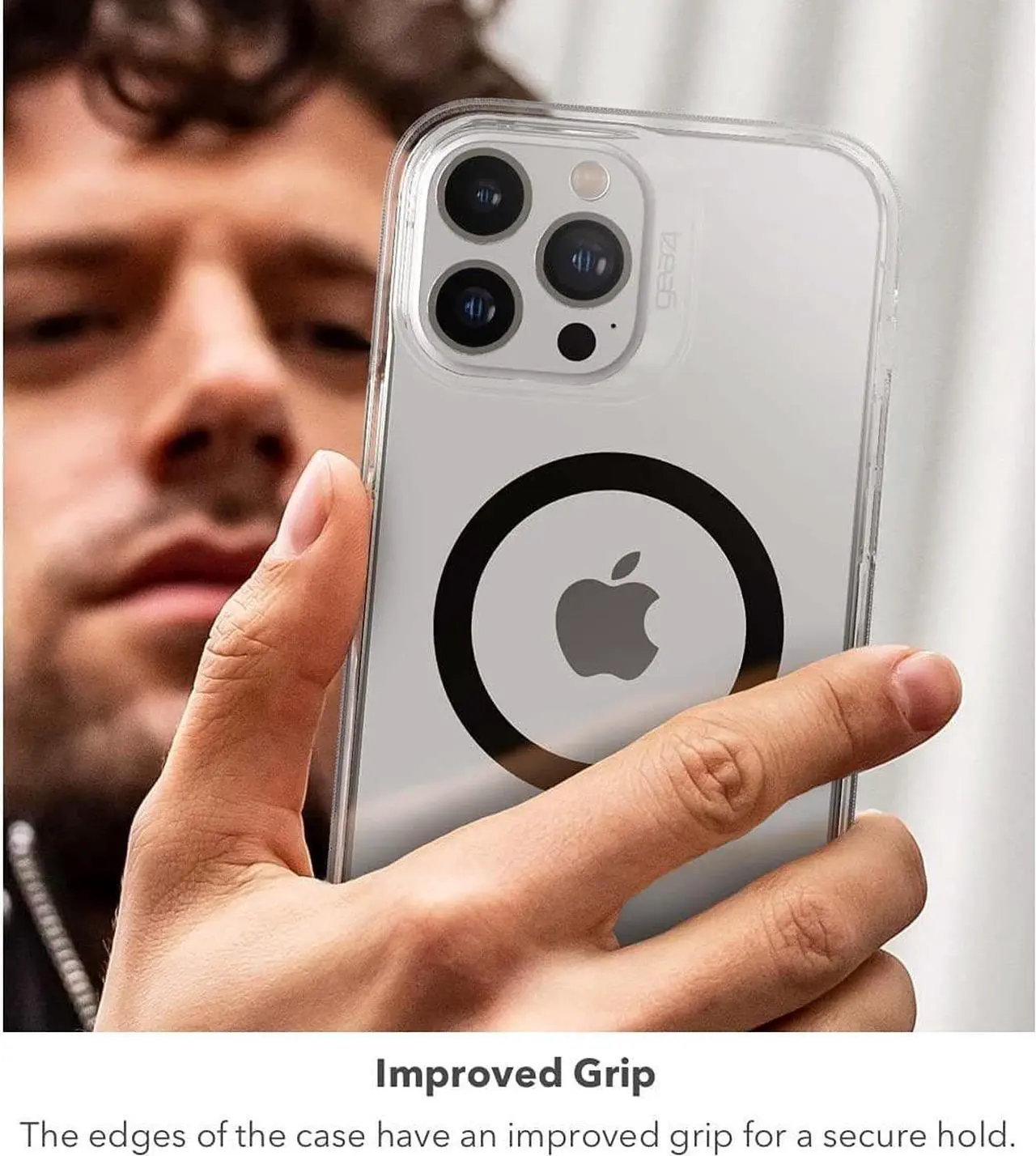 Alt view image 4 of 4 - ZAGG Gear4 PICCADILLY Snap  Clear Case D3O Protection Material - for Apple iPhone 13 Pro Max