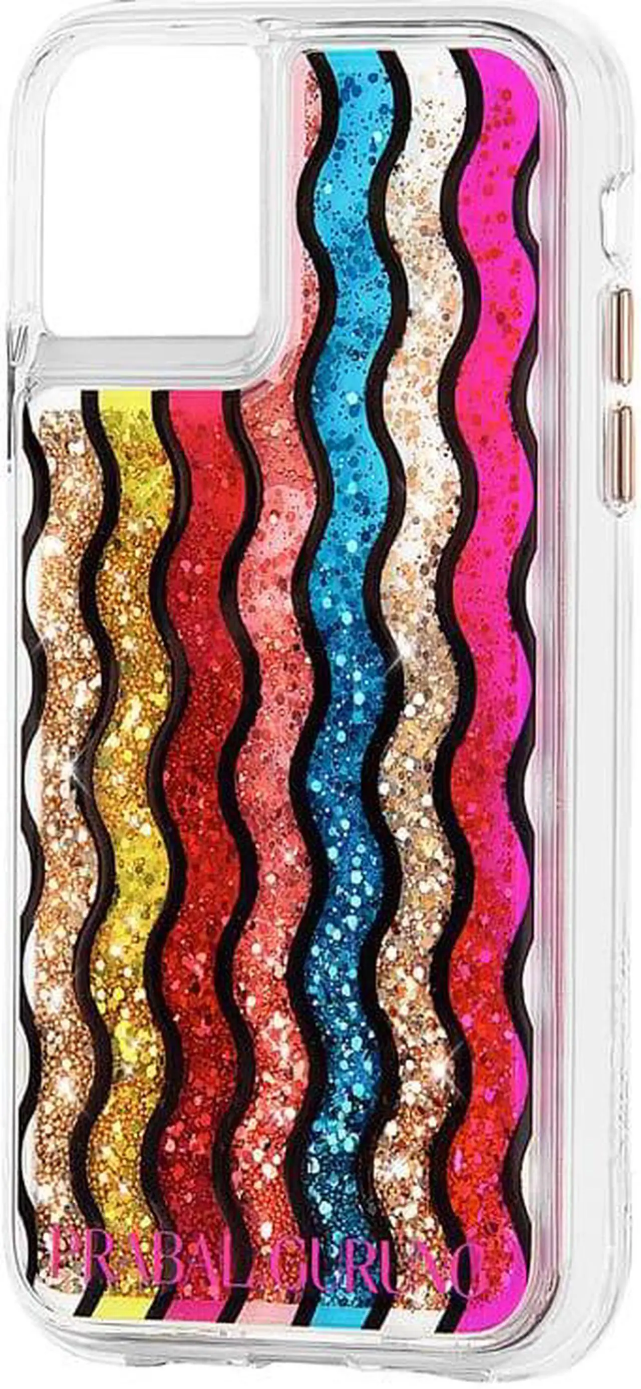 Alt view image 3 of 3 - Case-Mate Prabal Gurung x  Rainbow Waterfall Case For iPhone 11/ iPhone XR-Multi