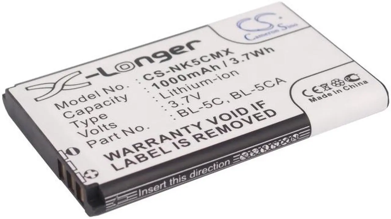 Alt view image 5 of 14 - 1000mAh Battery for BANNO GT03B BBK VIVO K118 Nokia 1280 Vodafone 702NK Hyundai