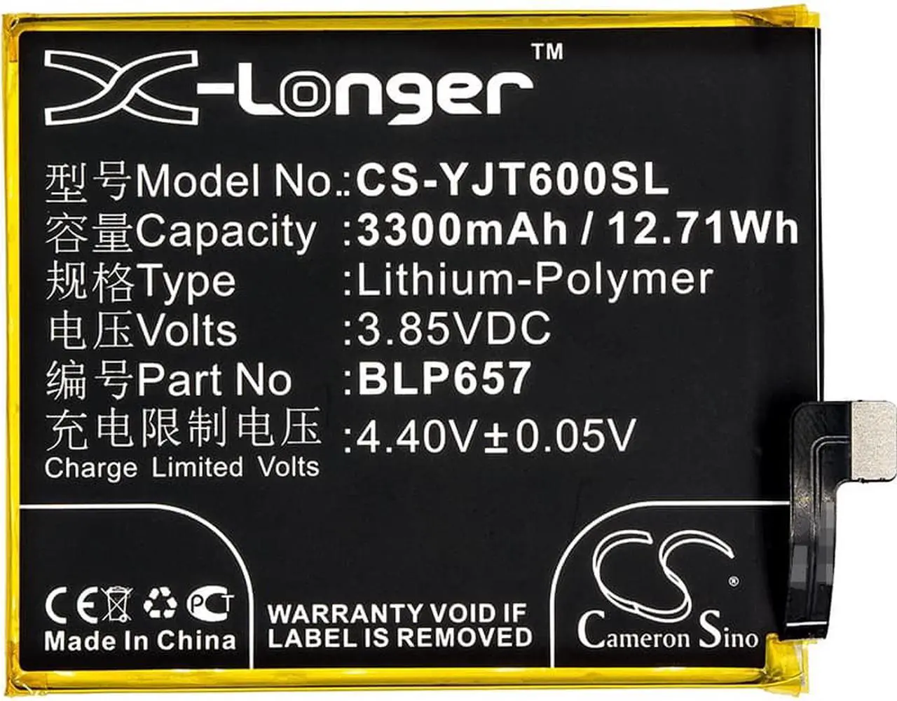 Alt view image 3 of 4 - Battery Replacement for Oneplus 6 Dual SIM Global TD-LTE 6 Dual SIM TD-LTE A6000 A6003 6 Dual SIM Global 6 6 Dual SIM BLP657