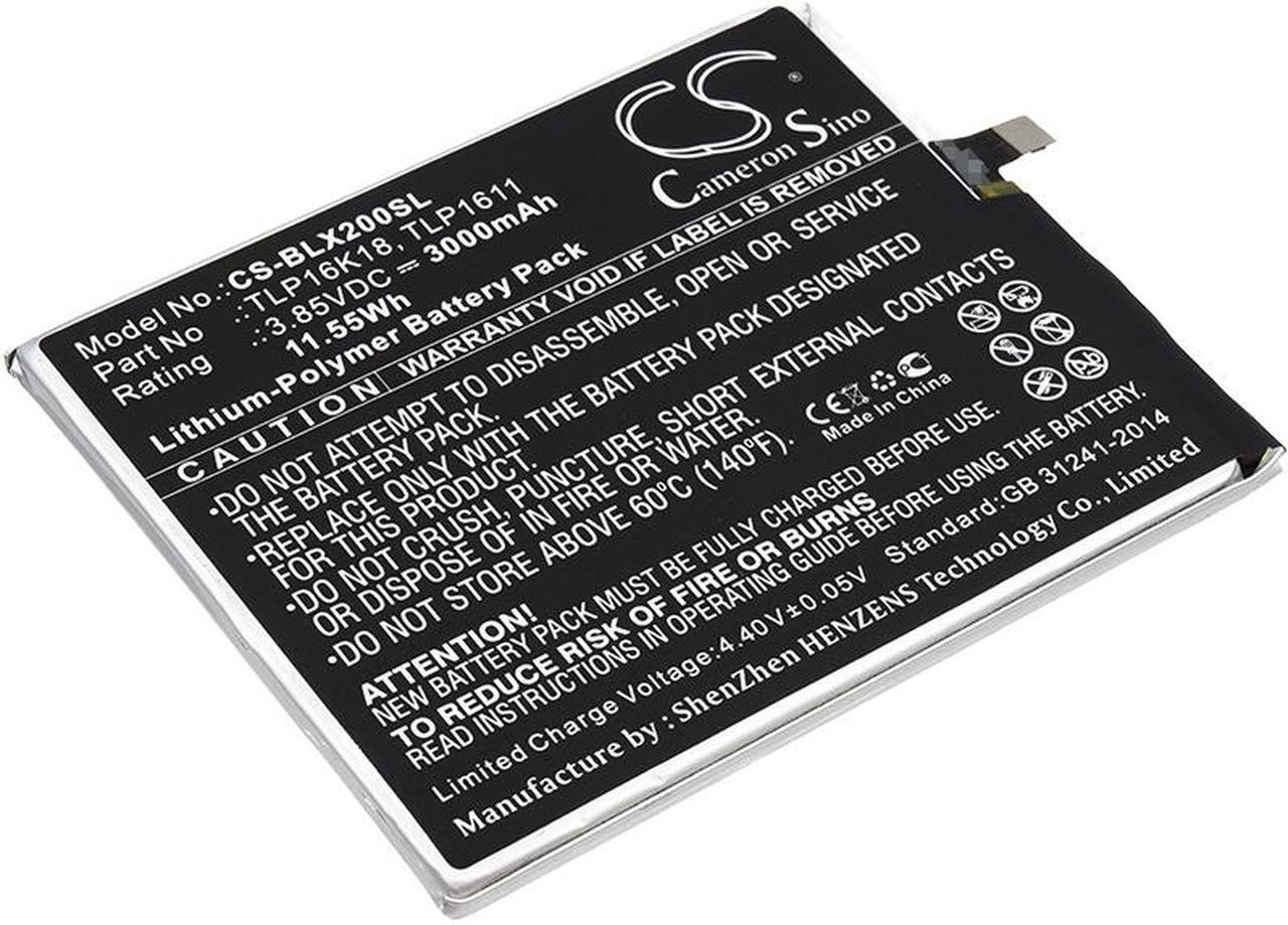 Main image of Battery Replacement for BLU Life One X2 L0090 L0091UU TLP16G30 C766144300T TLP16K18 TLP1611