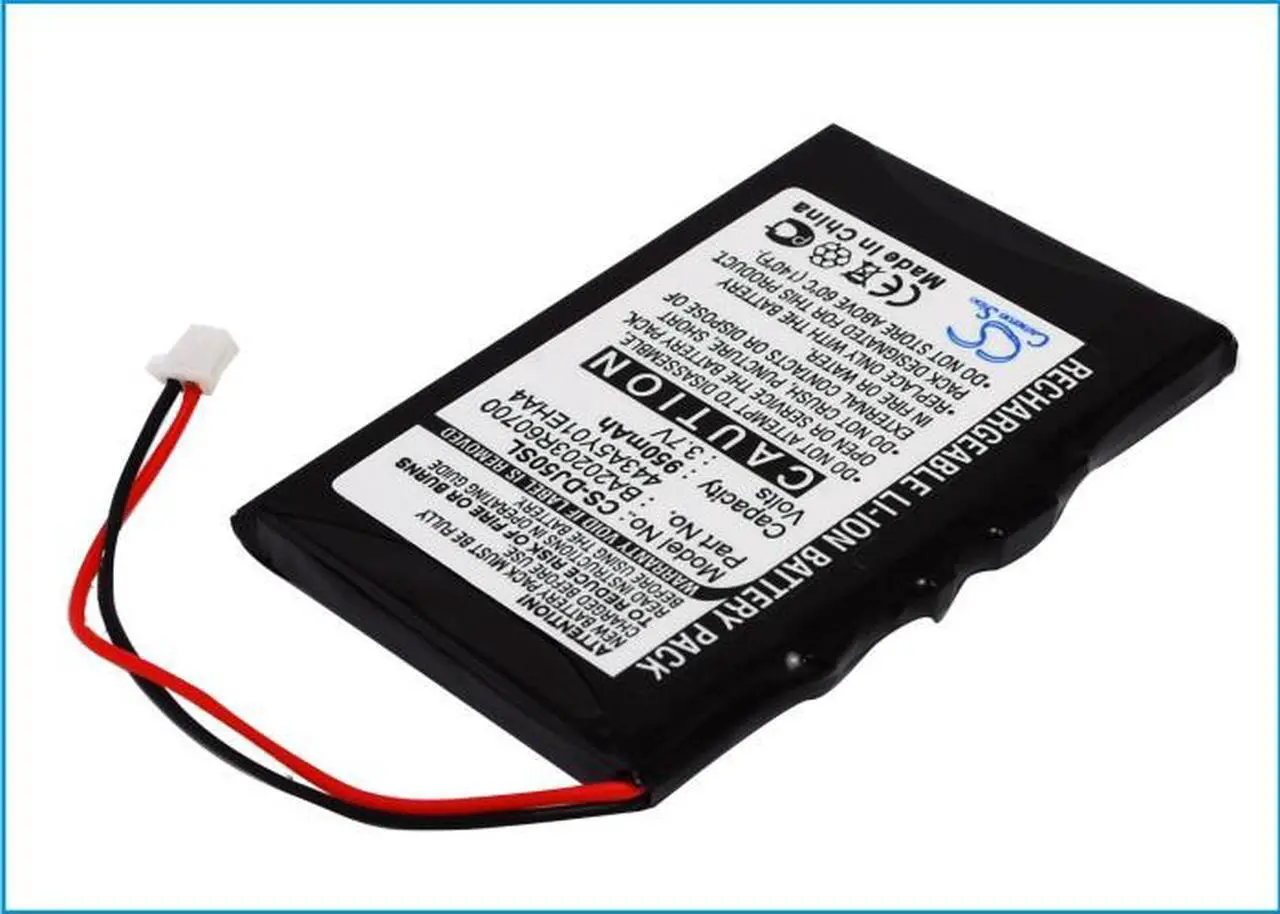 Alt view image 2 of 5 - Battery for DELL Jukebox DJ 5GB HVD3T 443A5Y01EHA4 BA20203R60700 MP3 950mAh