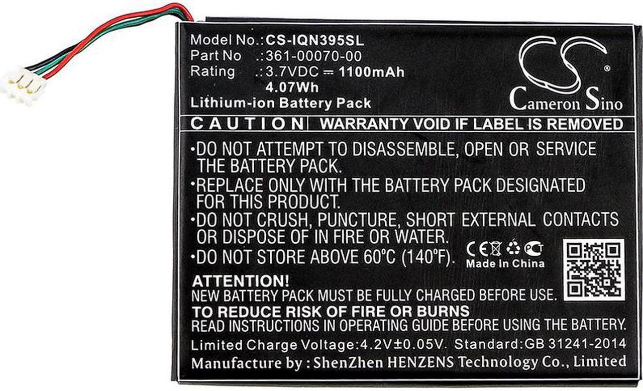 Alt view image 3 of 5 - Battery for Garmin 361-00070-00 3597LMT Nuvi 3597 3597LMTHD 3598 3598LMT-D GPS