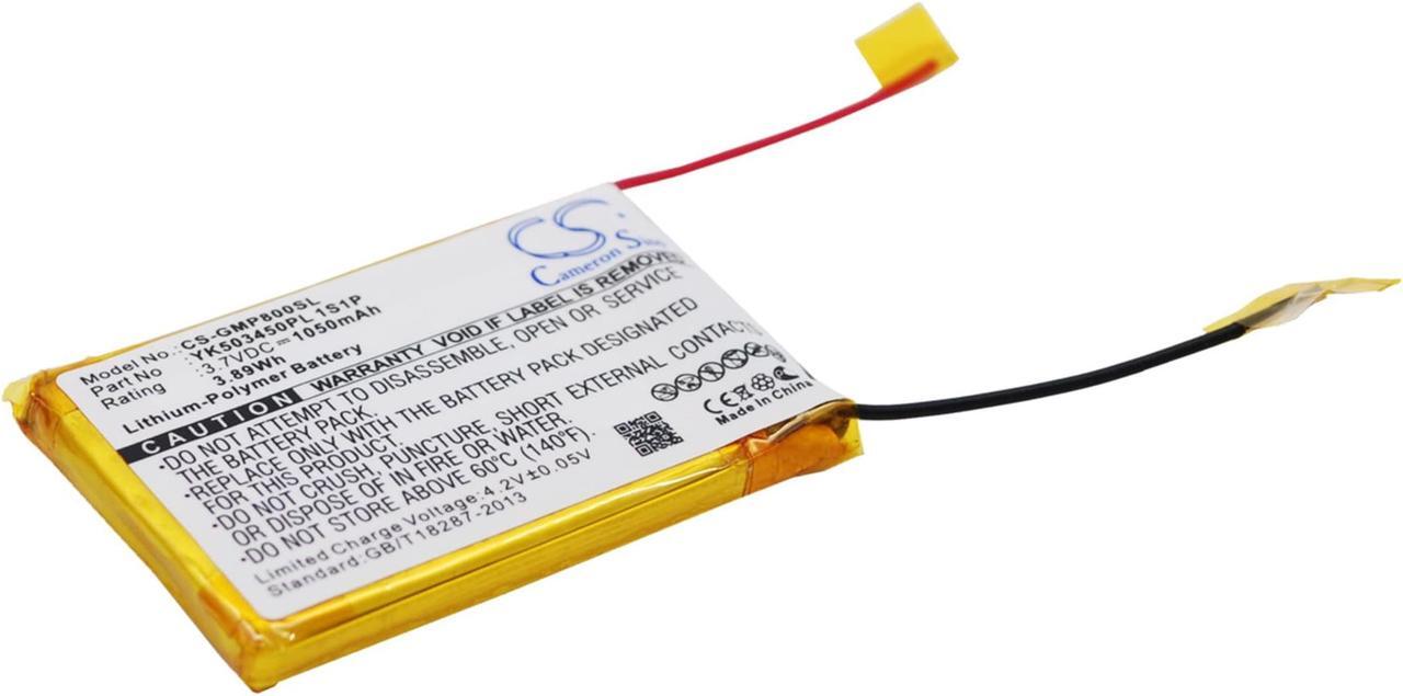 Alt view image 2 of 5 - Battery for Grundig MPixx 8000 8400 8800 YK503450PL 1S1P Media Player 1050mAh