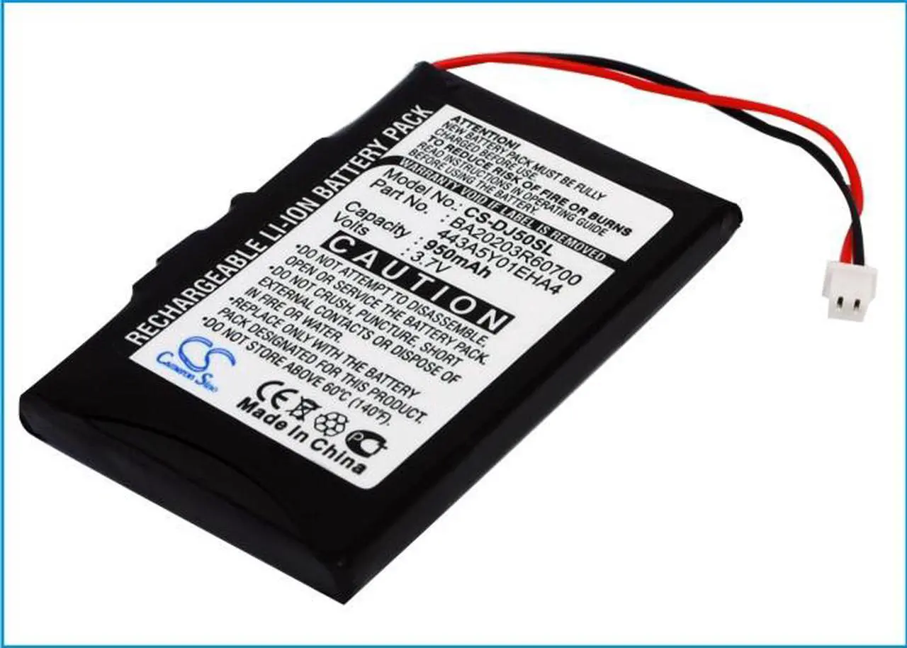 Main image of Battery for DELL Jukebox DJ 5GB HVD3T 443A5Y01EHA4 BA20203R60700 MP3 950mAh