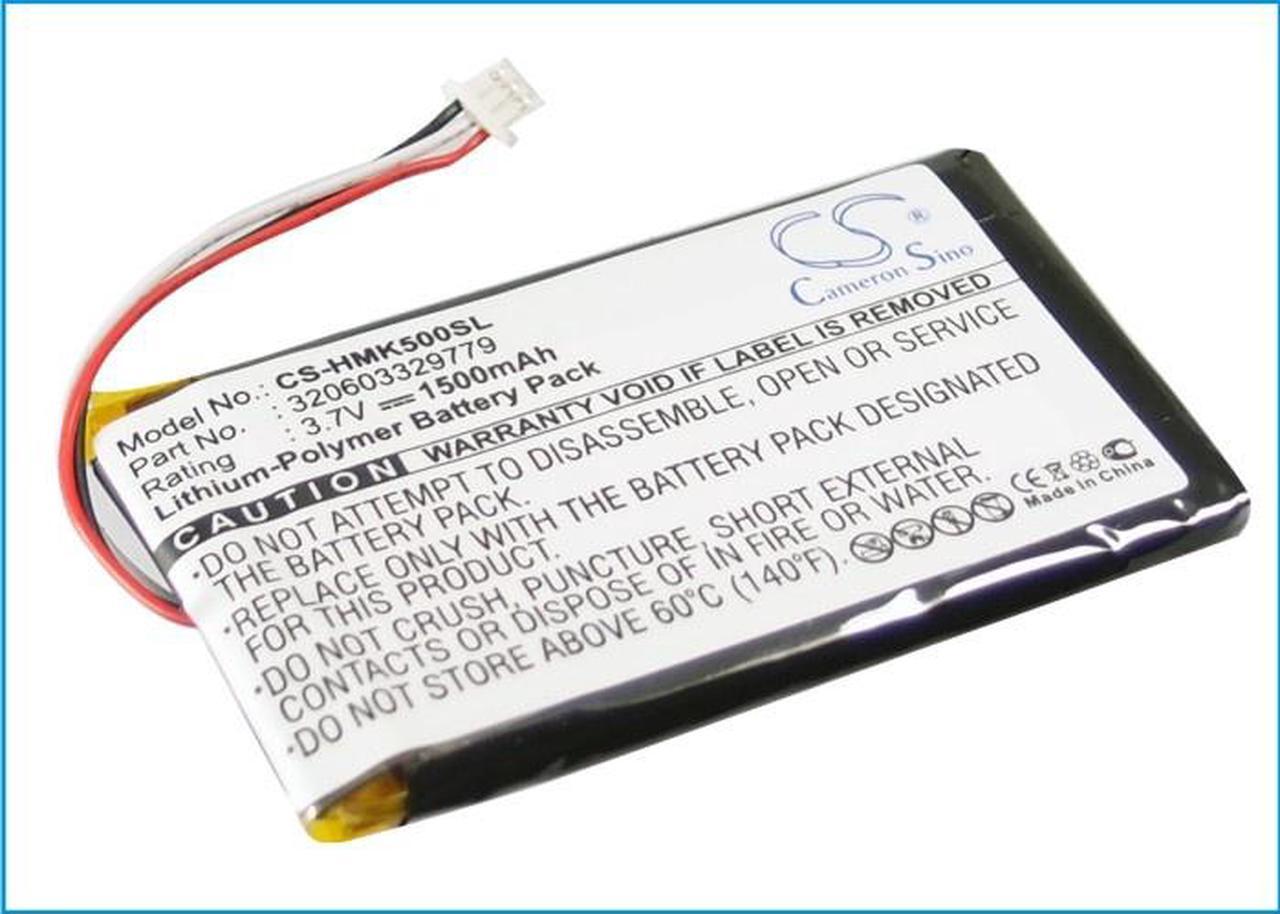 Main image of Battery for Harmon Kardon 320603329779 GPS-500 GPS Navigator CS-HMK500SL 1500mA