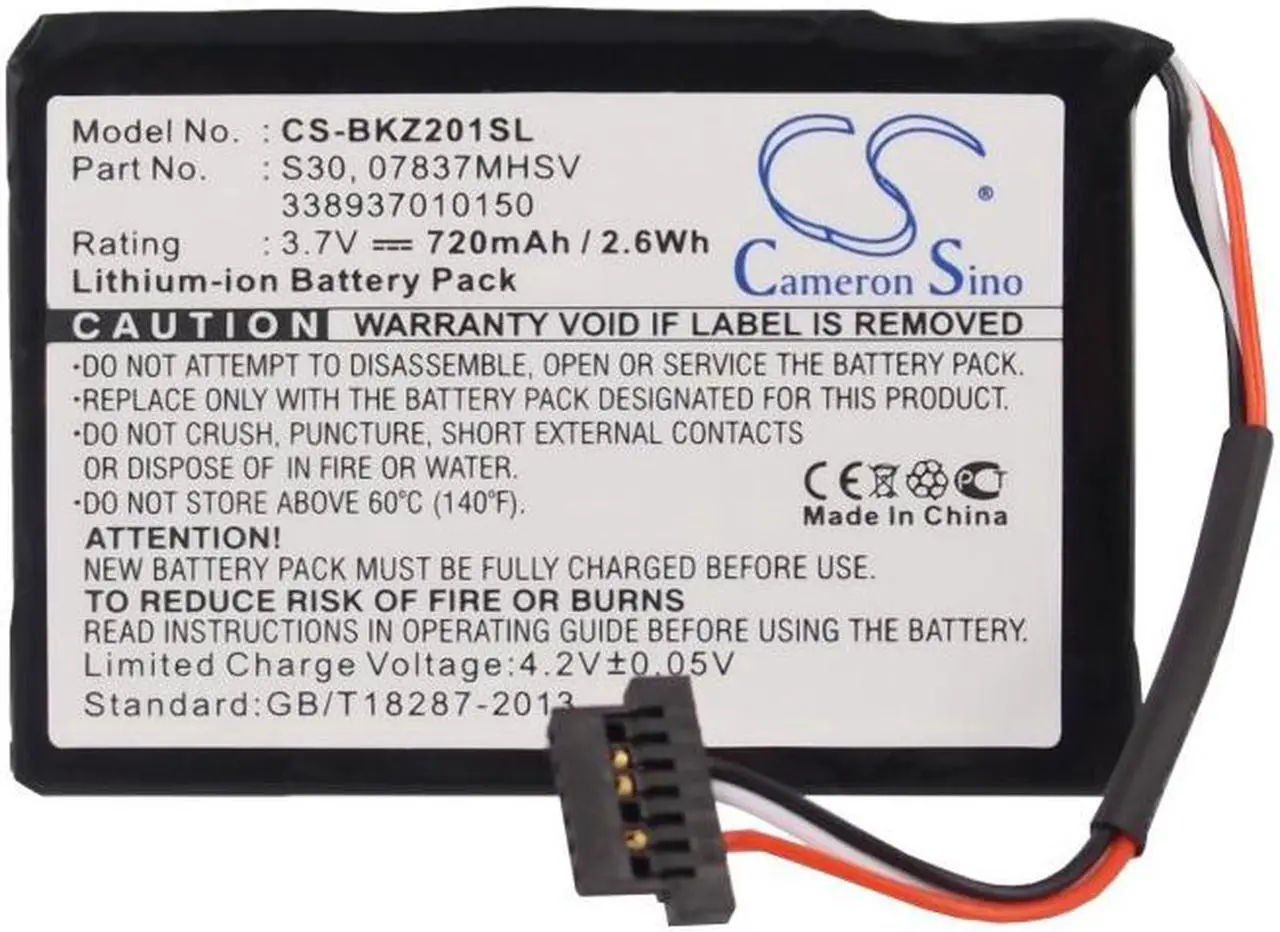 Alt view image 9 of 15 - Battery for Becker Traffic Assist Z200, Z201, Z203, Z204, Z205, Z098, Z101, S30