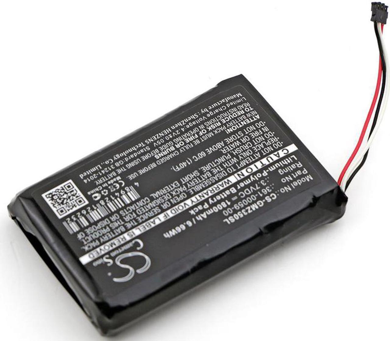 Alt view image 2 of 4 - GPS Navigation Battery for Garmin 361-00059-00 ZUMO 340LM 350LM 390LM 1800mAh