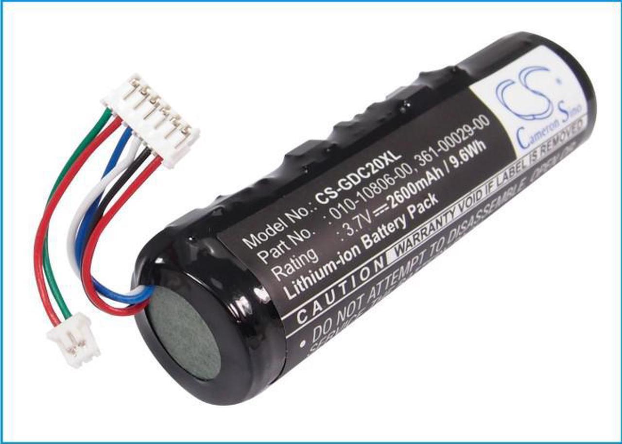Alt view image 6 of 11 - 2600mAh Battery for Garmin DC20, DC30, DC40, Astro System DC20