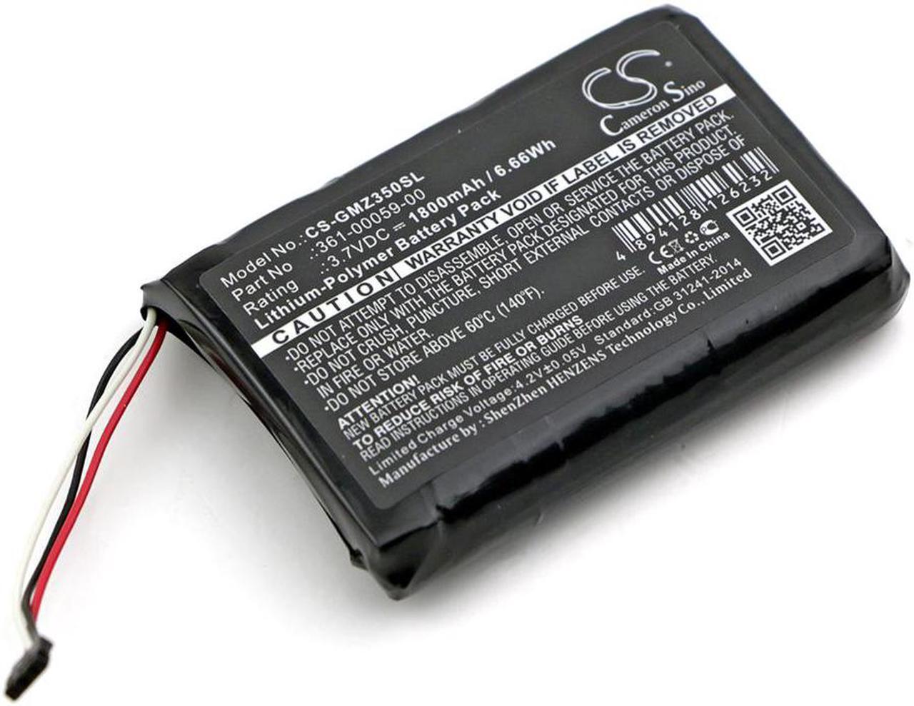 Main image of GPS Navigation Battery for Garmin 361-00059-00 ZUMO 340LM 350LM 390LM 1800mAh