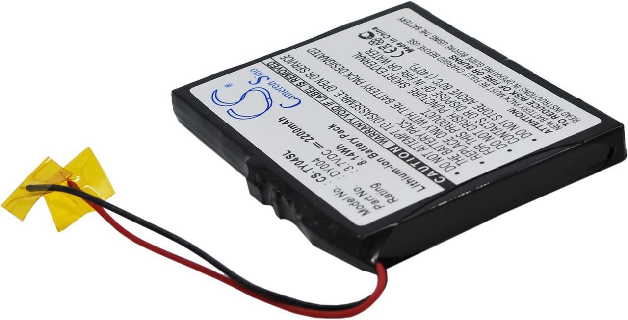 Alt view image 2 of 6 - Battery for Rio Karma 20GB DY004 MP3 Digital Audio Player CS-TY04SL 2200mAh
