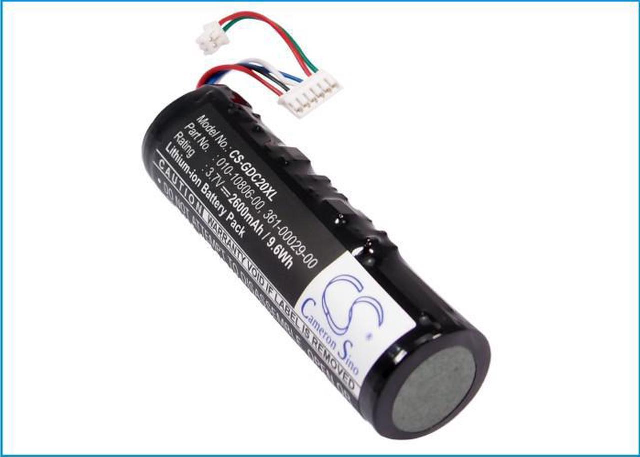 Alt view image 2 of 11 - 2600mAh Battery for Garmin DC20, DC30, DC40, Astro System DC20