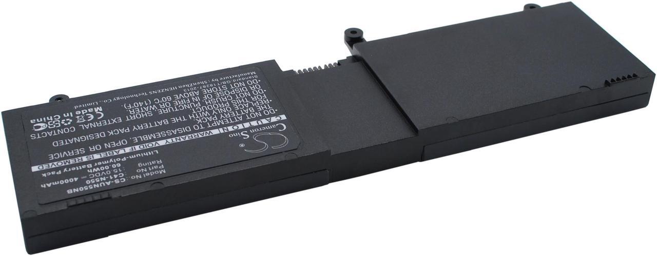 Alt view image 3 of 5 - Battery Replacement for Asus N550LF-CN077H N550JK-CN297H G550JK-CN363H N550LF-XO029H ROG G550JK Series N550JK-CN338D G550JK-CN156H G550JK-CN405H N550JK-CN457H 0B200-00390000 C41-N550 0B200-00390100