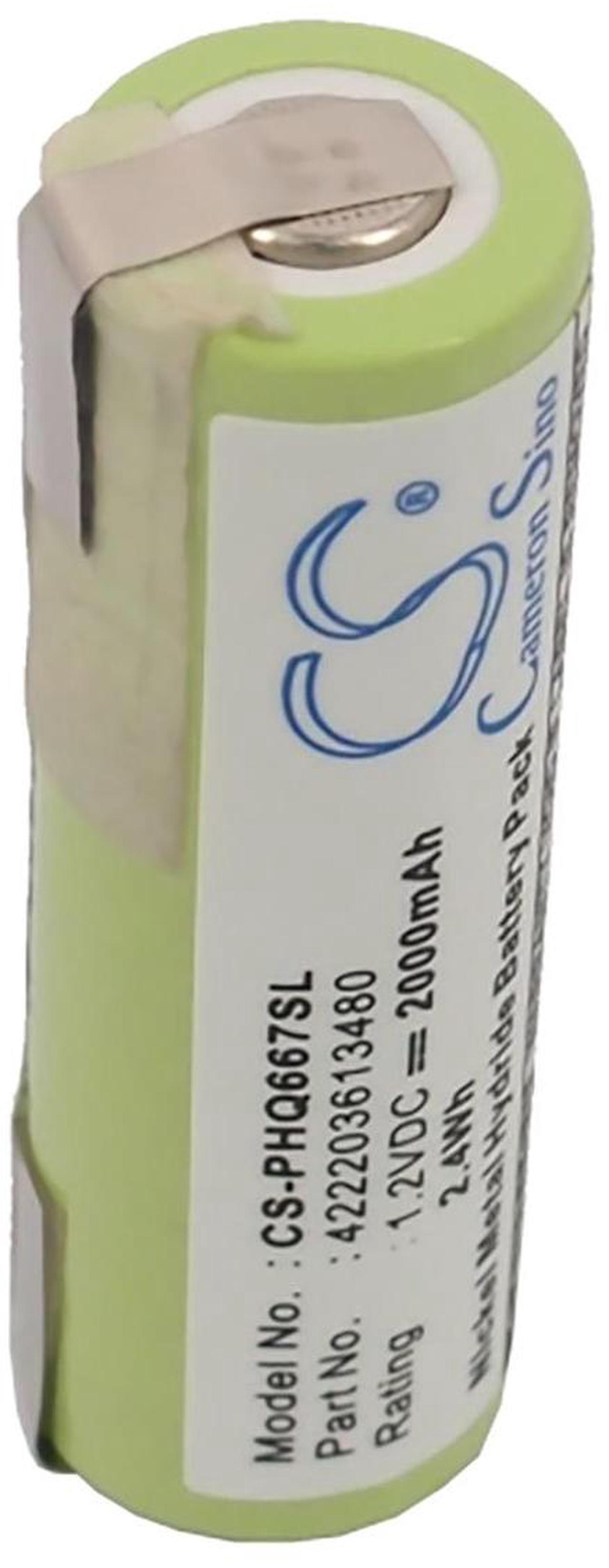 Alt view image 4 of 4 - Battery for PHILIPS Wahl 422203613480 138-10584 93154-101 8550 Vision 180 PQ222