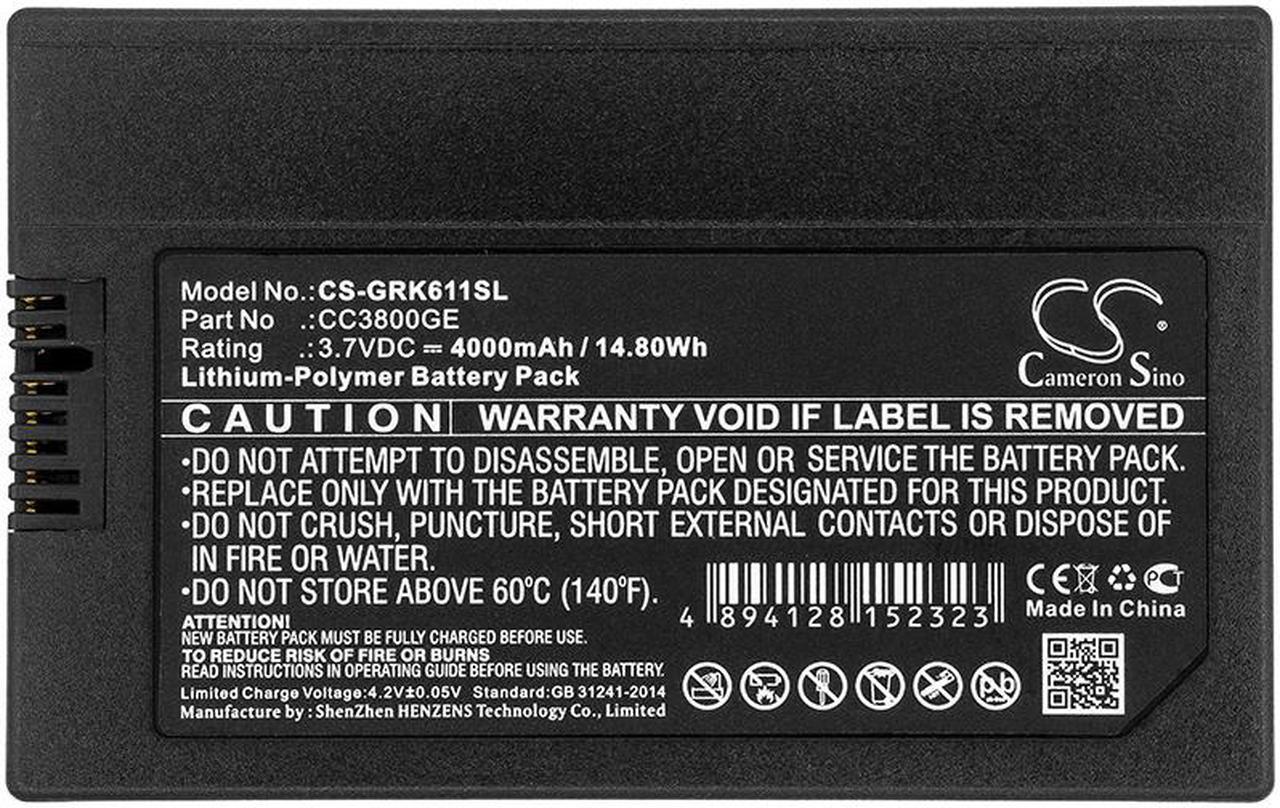 Alt view image 3 of 3 - Battery Replacement for GE DPI 612 Flex Druck DPI 611 Druck DPI 612 CC3800GE