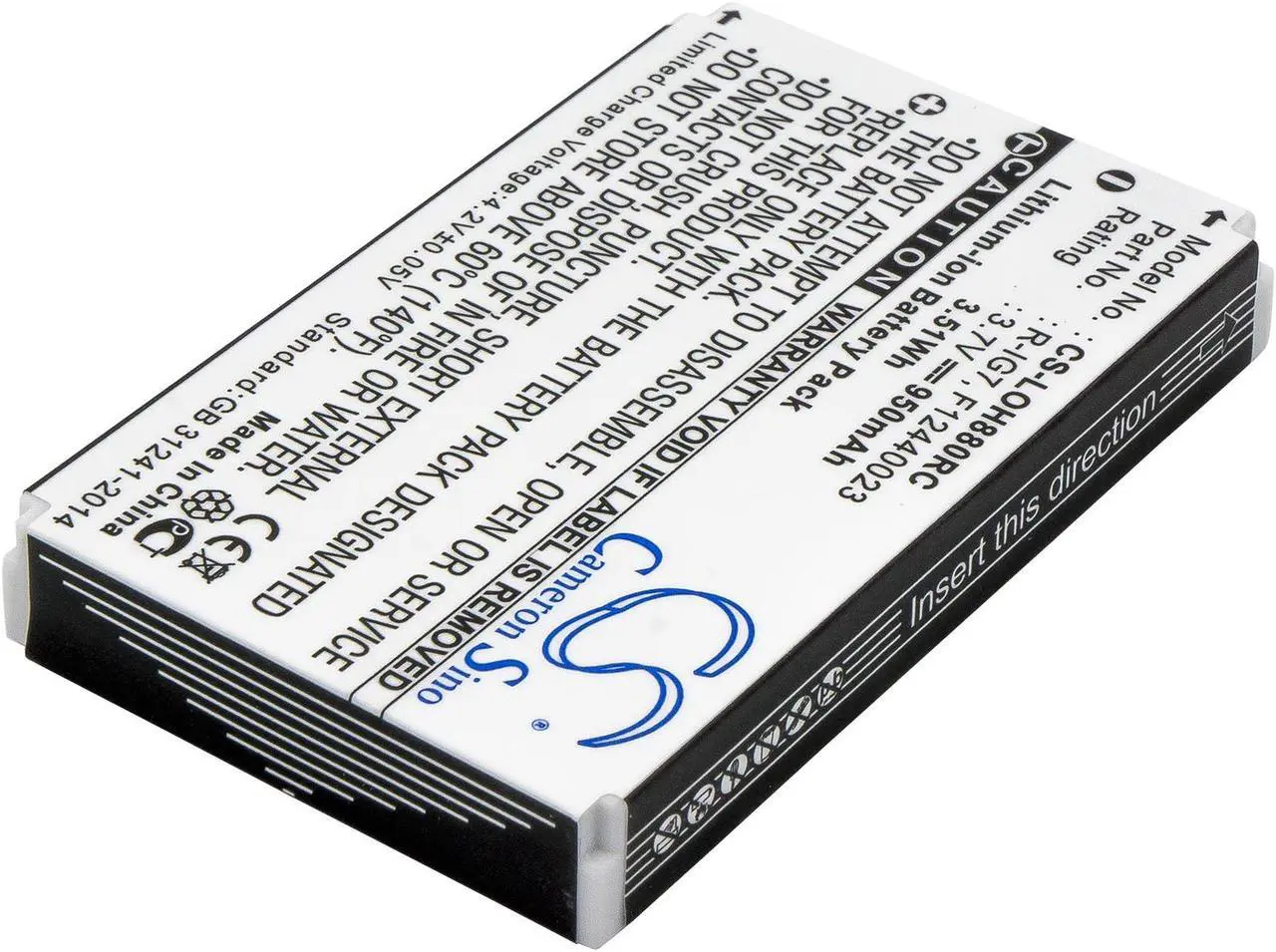Alt view image 2 of 5 - Battery Replacement for Harmony 720 Remote Harmony One Harmony 890 Harmony 880 Remote Harmony 880 Pro NTA2340 HHD10010 1903040000 R-IG7 M41B 815000037 190304200 R1G7 RIG7 190304-0004 190304-200