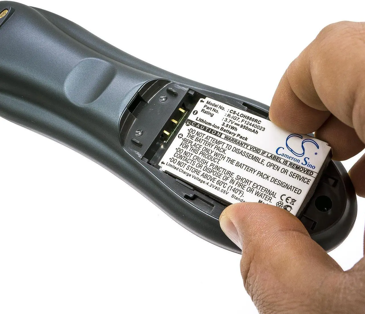 Alt view image 5 of 5 - Battery Replacement for Harmony 720 Remote Harmony One Harmony 890 Harmony 880 Remote Harmony 880 Pro NTA2340 HHD10010 1903040000 R-IG7 M41B 815000037 190304200 R1G7 RIG7 190304-0004 190304-200