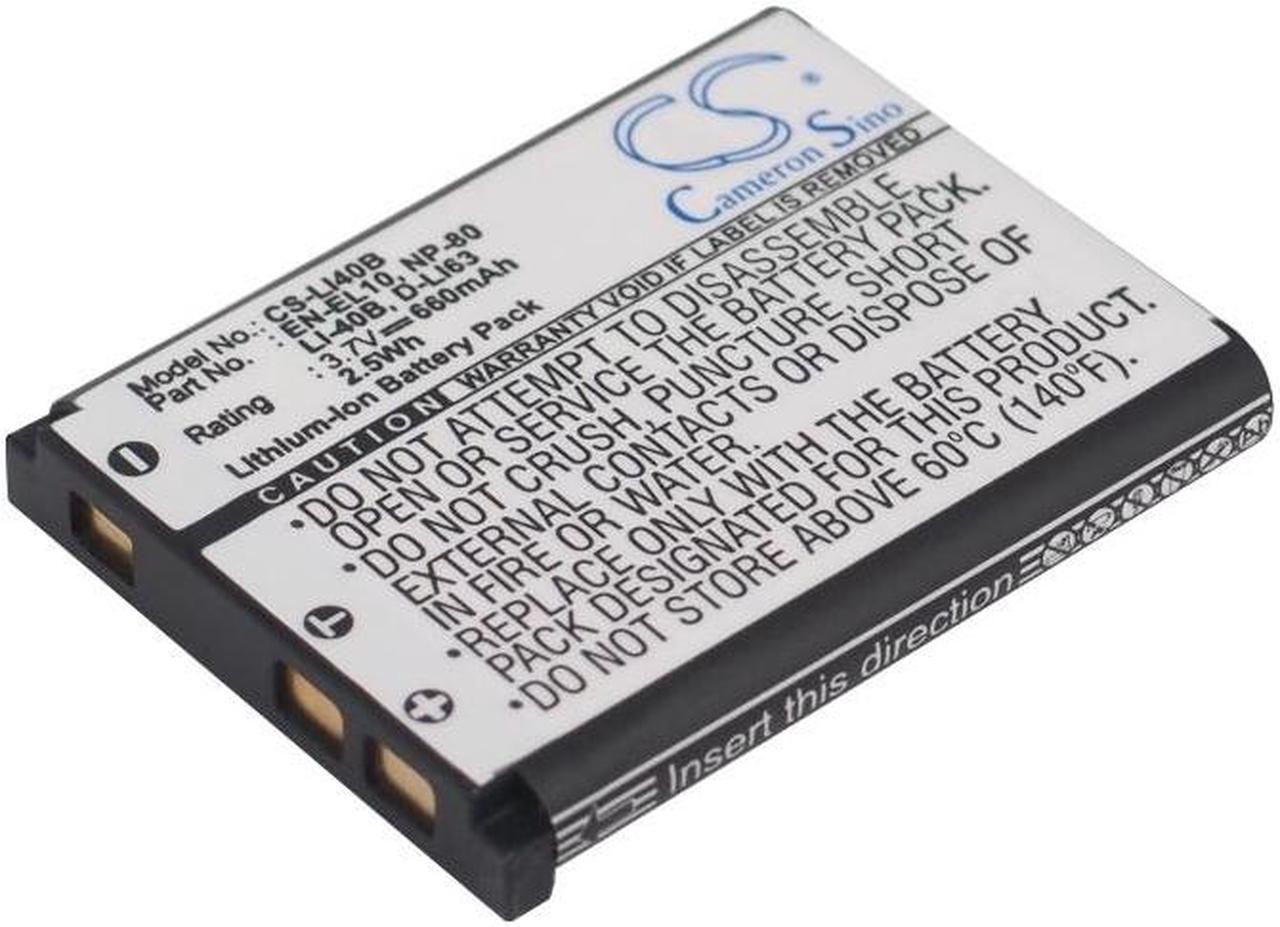 Main image of Estry Battery Replacement for Praktica DCZ14.Z4 Luxmedia 14-Z80S Luxmedia 14-Z4 Luxmedia 14-04 Luxmedia 14-Z50S Luxmedia 14-Z4TS Luxmedia 16-Z51 Luxmedia 14-Z80 Luxmedia 12-04 Luxmedia 14-Z5