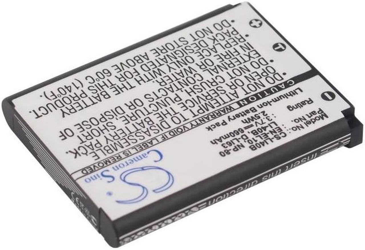 Alt view image 2 of 5 - Estry Battery Replacement for Praktica DCZ14.Z4 Luxmedia 14-Z80S Luxmedia 14-Z4 Luxmedia 14-04 Luxmedia 14-Z50S Luxmedia 14-Z4TS Luxmedia 16-Z51 Luxmedia 14-Z80 Luxmedia 12-04 Luxmedia 14-Z5