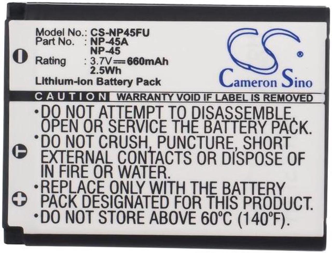 Alt view image 5 of 5 - Estry Battery Replacement for FinePix JX255 FinePix J250 FinePix J10 FinePix JX360 FinePix T410 FinePix Z250fd Finepix J150W FinePix Z800EXR FinePix JZ305 Finepix J110W NP-45B NP-45S NP-45 NP-45A
