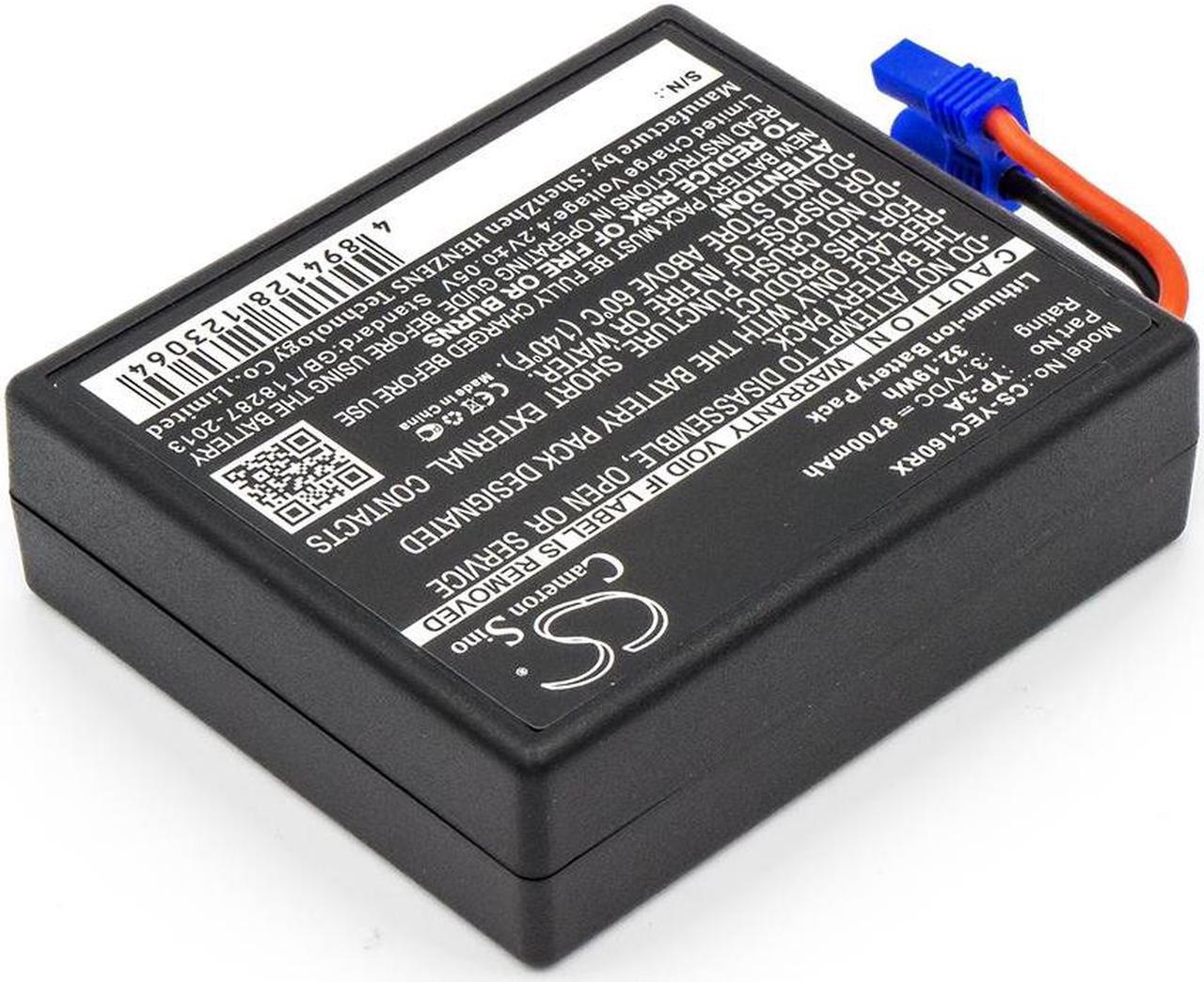 Alt view image 2 of 4 - Estry Battery Replacement for YUNEEC ST16 Pro Remote Controller ST16 Controller ST16 Remote Controller H480 Drone Remote Control ST16 Pro Controller ST16F ST16 58-000160 YP-3A