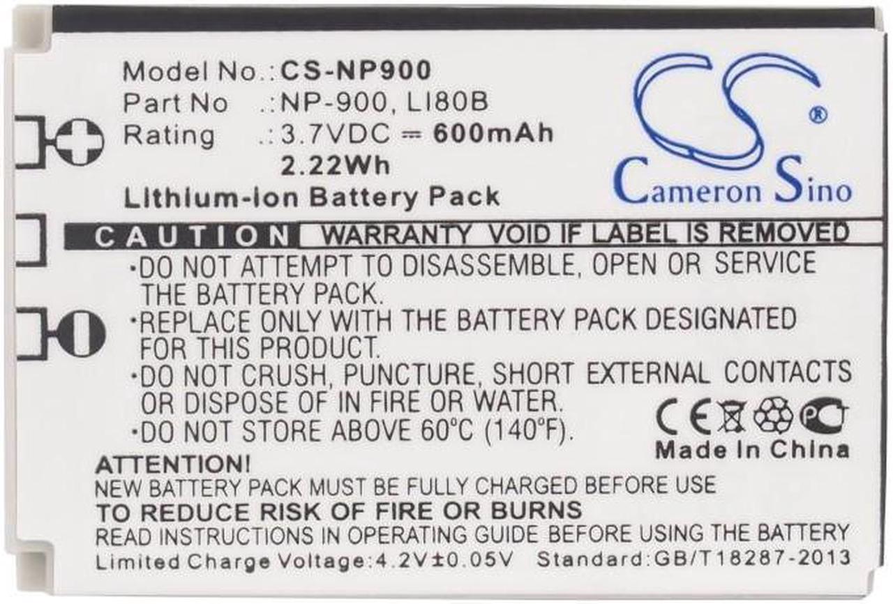 Alt view image 5 of 5 - Estry Battery Replacement for VIVITAR V55 ViviCam 5340s V65 ViviCam 3945S Vivicam 5105S V60 Vivicam 3830S V45 Vivicam 3945 02491-0026-00 02491-0015-00 NP-900 BATS4 02491-0037-00 02491-0037-01