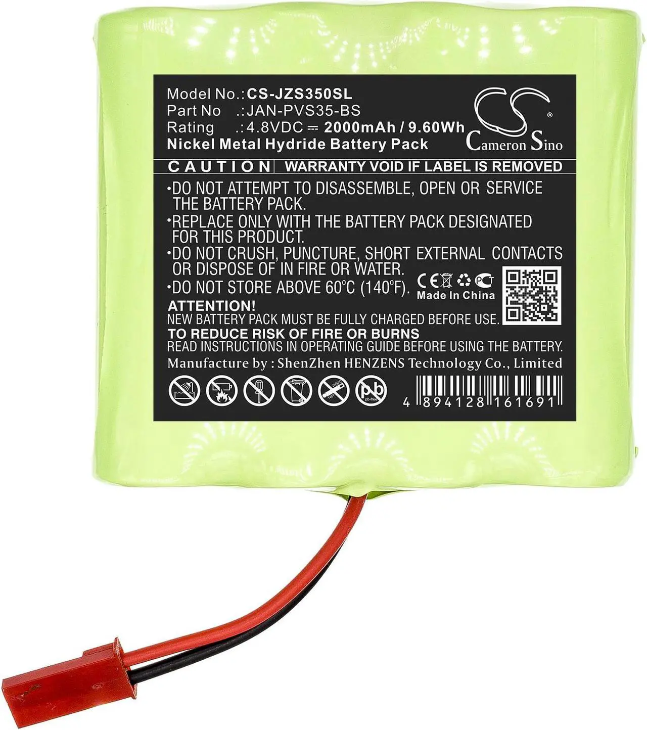 Alt view image 3 of 5 - Estry Battery Replacement for Jandy Zodiac S35 Remote Zodiac Polaris Sol 1000 pool c JAN-PVS35-BS