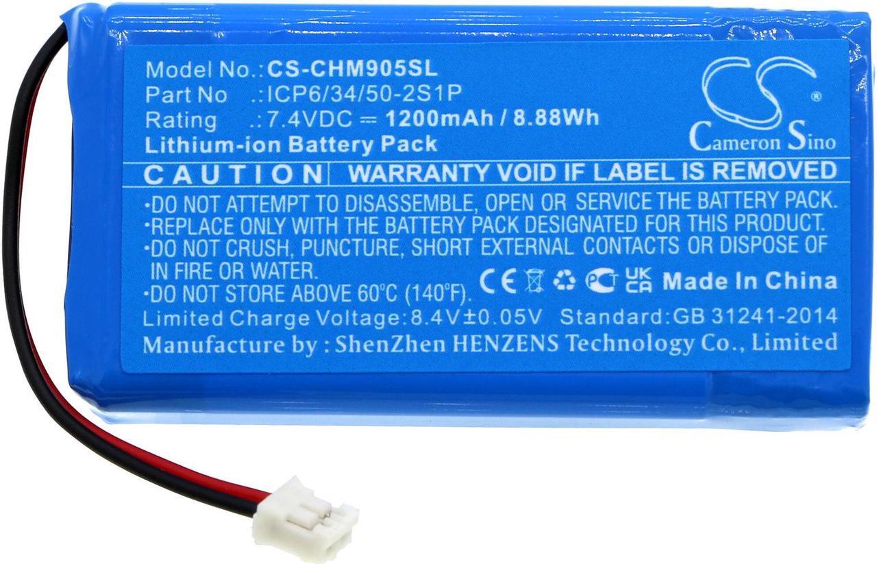 Alt view image 3 of 5 - Estry Battery Replacement for Chord MOJO Headphone Amplifier ICP6/34/50-2S1P