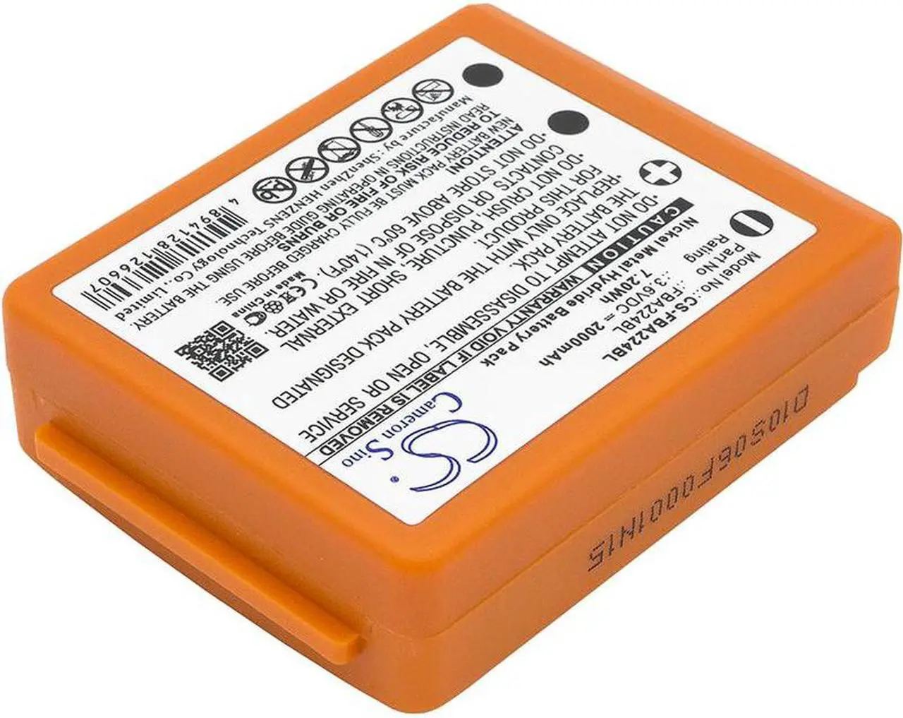 Alt view image 2 of 3 - Estry Battery Replacement for HBC Radiomatic Quadrix Micron 4 Spectrum B Linus 4 Radiomatic Micron 7 FUB 9NM 6V PM237745002 BA209061 Fub9NM BA209060 BA209062 BA223000 BA209000 BA209001 BA223030