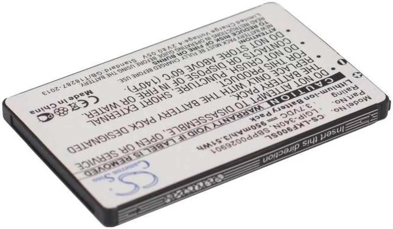 Alt view image 2 of 5 - Estry Battery Replacement for LG AX265 BANTER GW525 GT550 Encore GW370 VN530 Octane VN530 Neon II Banter AX265 UX840 Xenon GR500 GW520 VM-101 LX265 RUMOR 2 LGIP-340N SBPP0026901 SPPP0018575