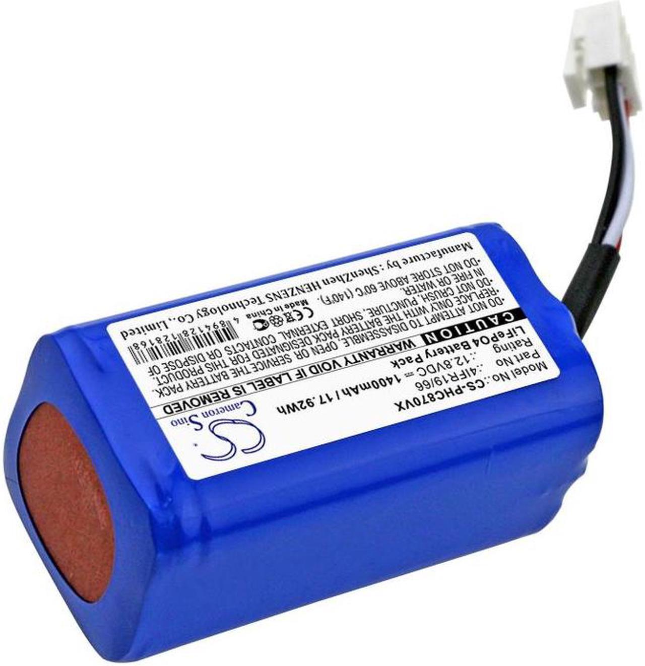 Alt view image 2 of 4 - Estry Battery Replacement for FC8700 FC8705 FC8603 FC8710 SmartPro Compact CP0111/01 4IFR19/66