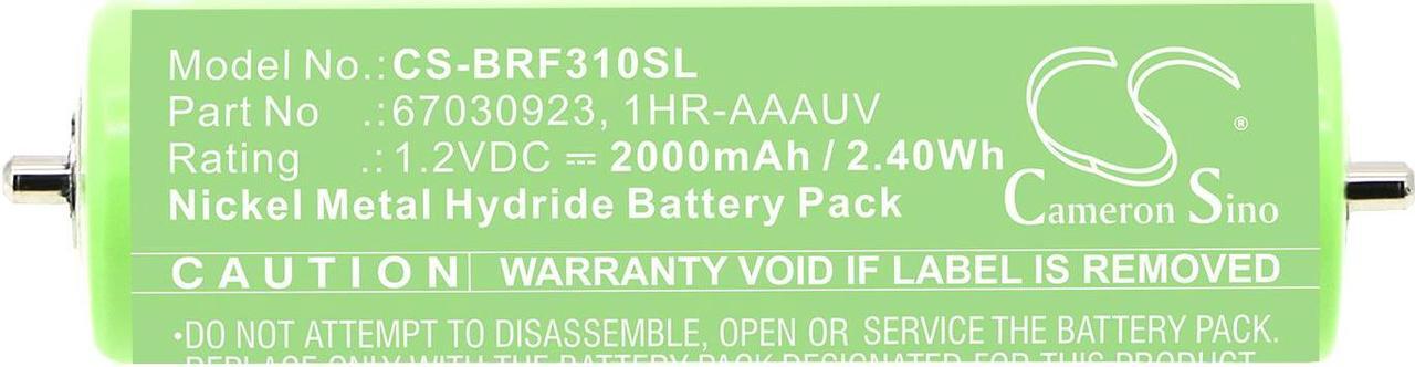 Alt view image 3 of 3 - Estry Battery Replacement for Braun 5744 Flex XP 5771 5773 Series3 380 5611 5684 835 5684 150 5414 345s-4 7030923 5777701 0025864 5774701 5773701 67030923 5775701 67030834 5776702 5735709