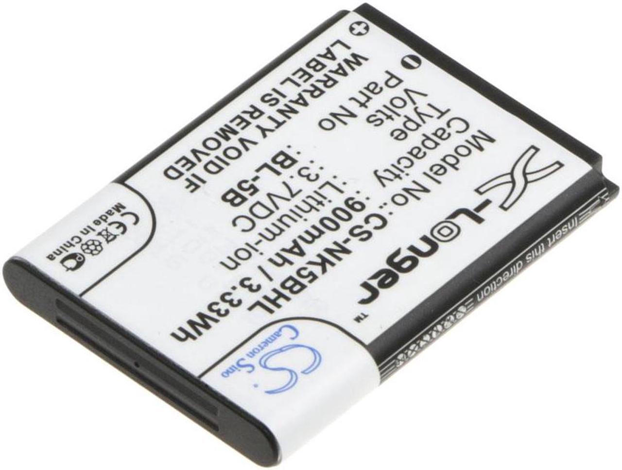 Alt view image 2 of 5 - Estry Battery Replacement for 6121 classic 5200 6061 6021 BL-5B