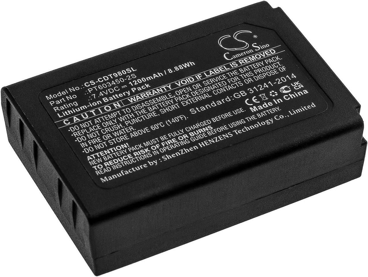 Main image of Estry Battery Replacement for Peaktech 3440 Multimeter P3340 PT603450-2S