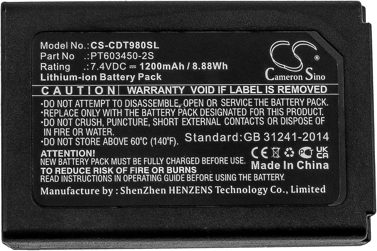 Alt view image 5 of 5 - Estry Battery Replacement for Peaktech 3440 Multimeter P3340 PT603450-2S