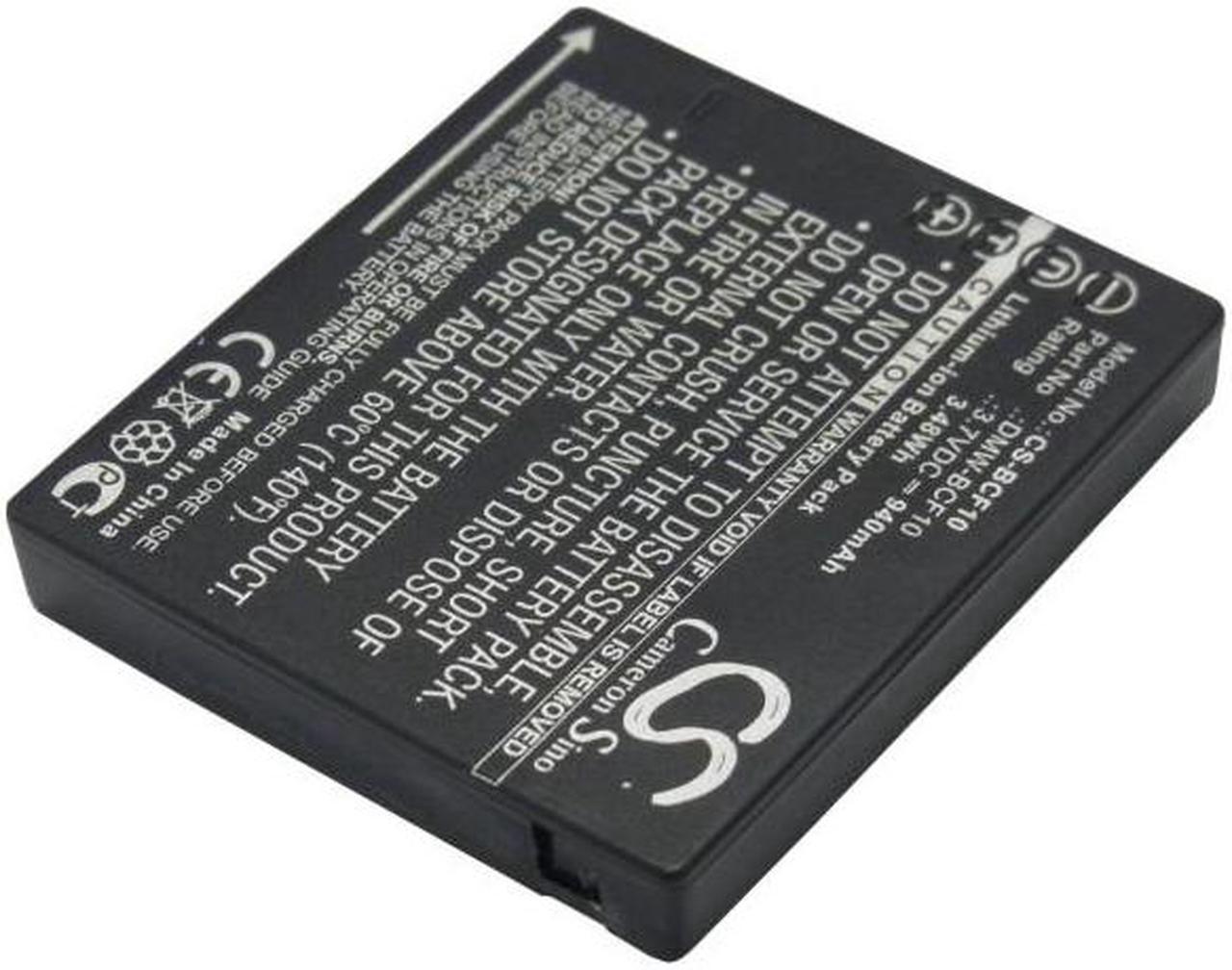 Main image of Battery Replacement for Lumix DMC-FP8P Lumix DMC-FT1S Lumix DMC-FH20 Lumix DMC-FT1EB-A Lumix DMC-FS30V CGA-S/106B CGA-S009E DMW-BCF10E DMW-BCF10PP CGA-S106C CGA-S/106C CGA-S009 DMW-BCF10